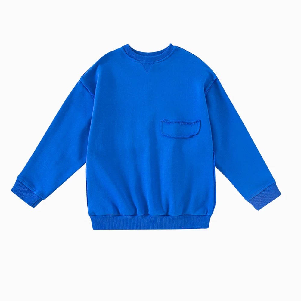 Lulu Kids Side Pocket Top - Deep Royal Blue - Size 6/6X